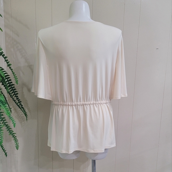 Women's Casual Boho Embroidered V Neck Shirt Casual Loose Sz XL - Picture 5 of 7